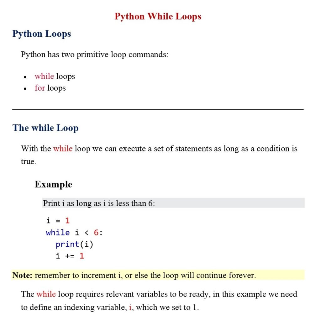 Python Loops