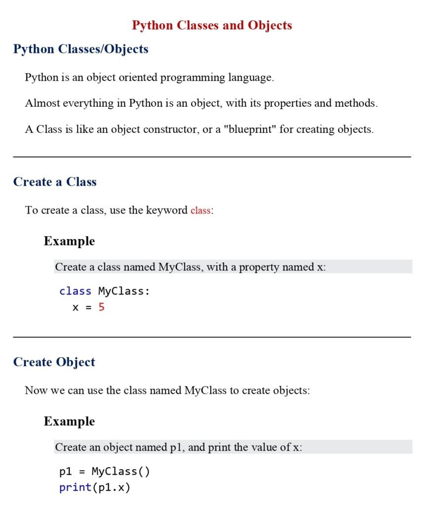 Python Classes/Objects