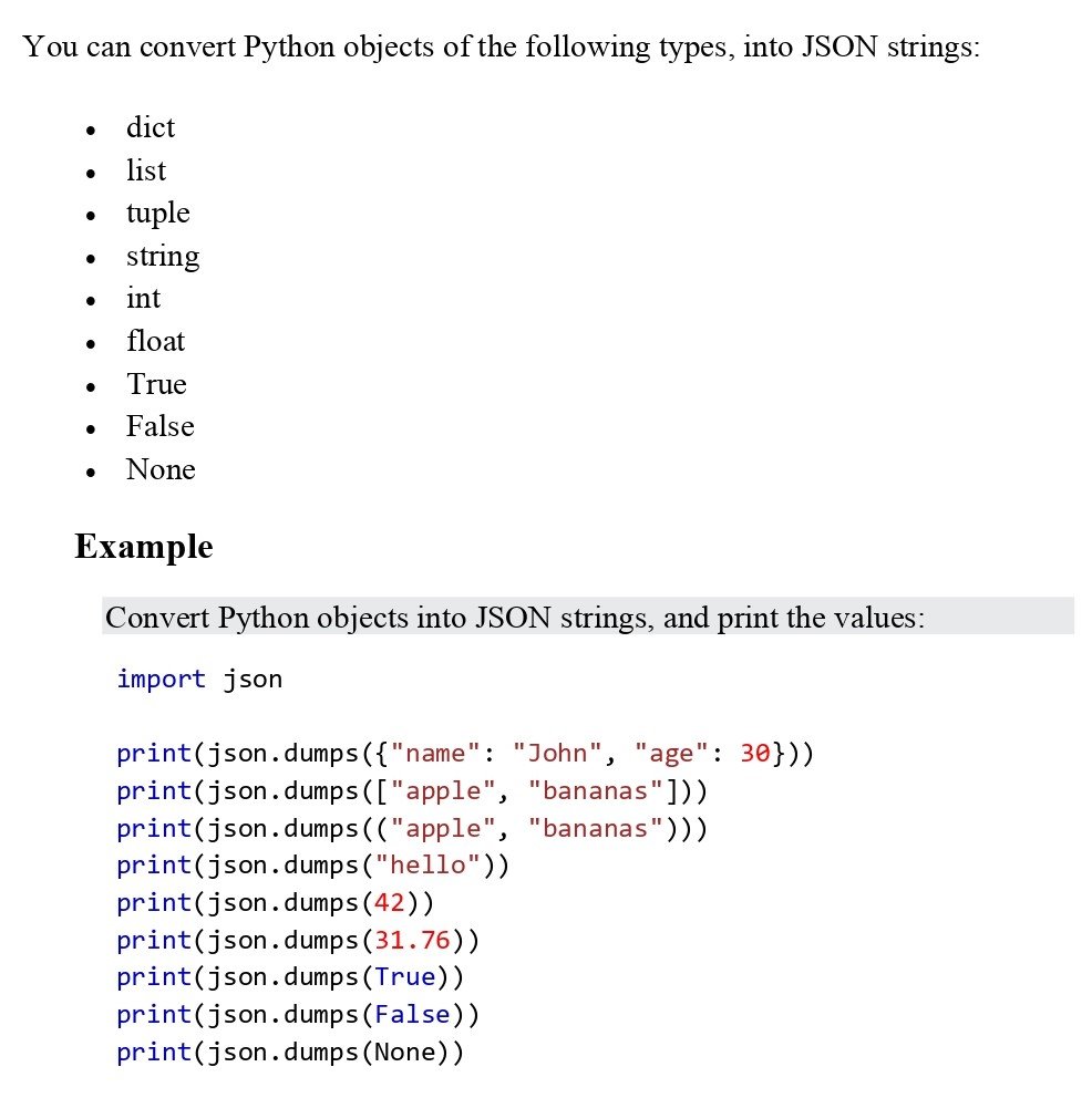 JSON in Python