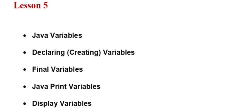 Learn JAVA Lesson 5 P1 - Connect 4 Techs Learn Java Variables