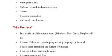 Learn JAVA From Scratch