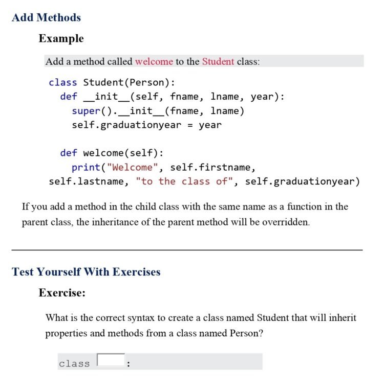 Python Inheritance Session 21 Pdf Connect 4 Techs