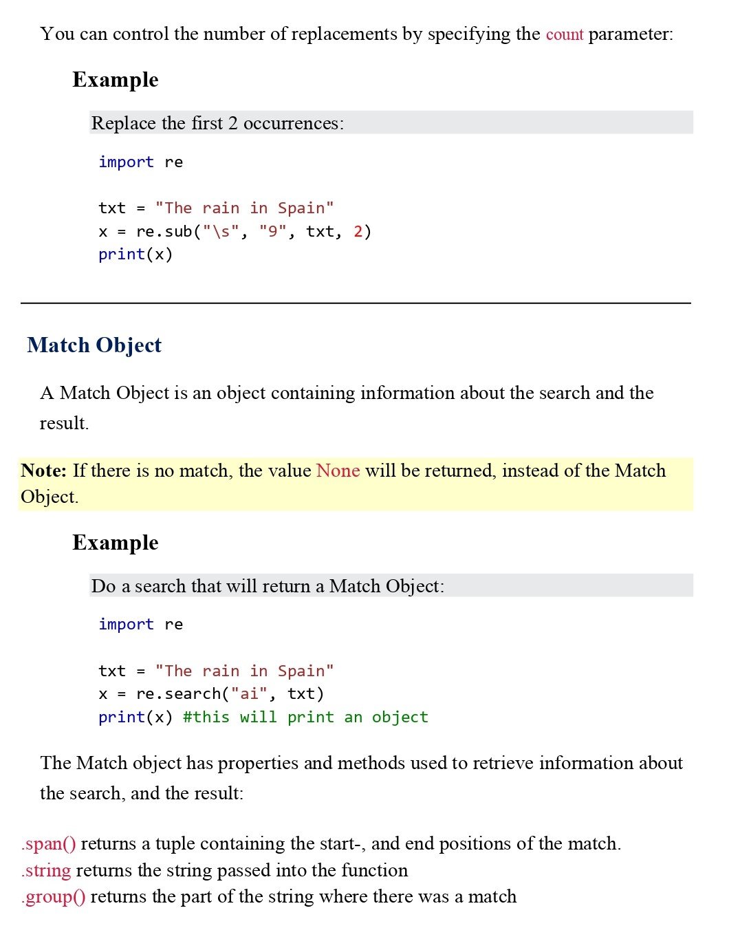 Python RegEx (Session 28) PDF - Connect 4 Techs