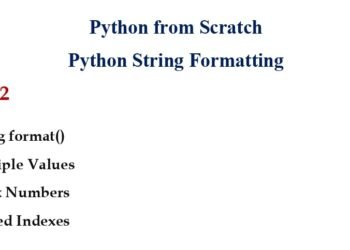 Python String Formatting