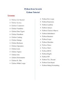 learn Python from Scratch To Professionalism (Python Tutorial) PDF ...