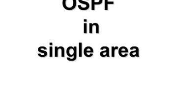 Summary Of OSPF In Single Area PDF