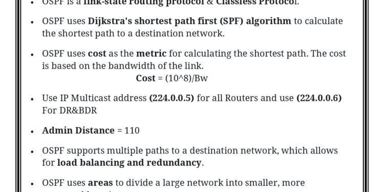 OSPF Quick review_