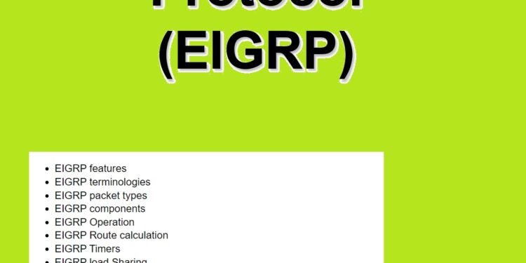 Summary Of EIGRP PDF
