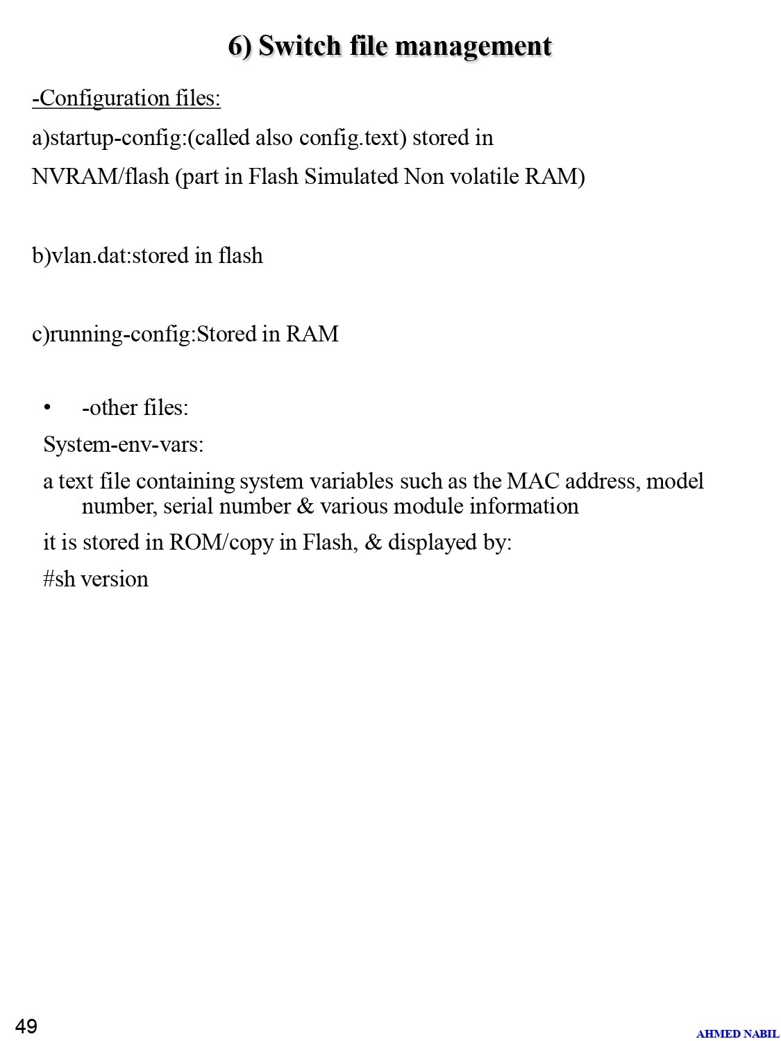 Switch Summary.pdf Summary Of Switch OS and platforms PDF - Connect 4 Techs